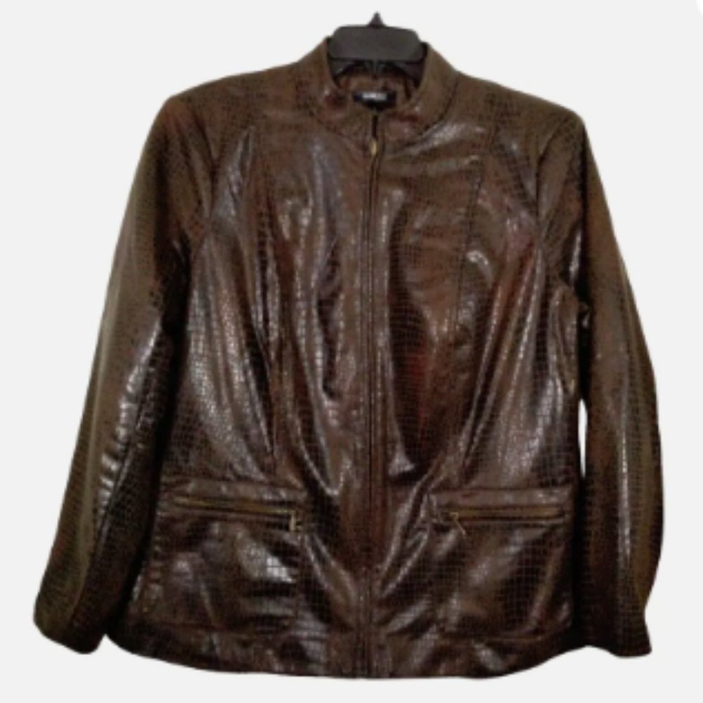 Elementz Faux Leather Jacket